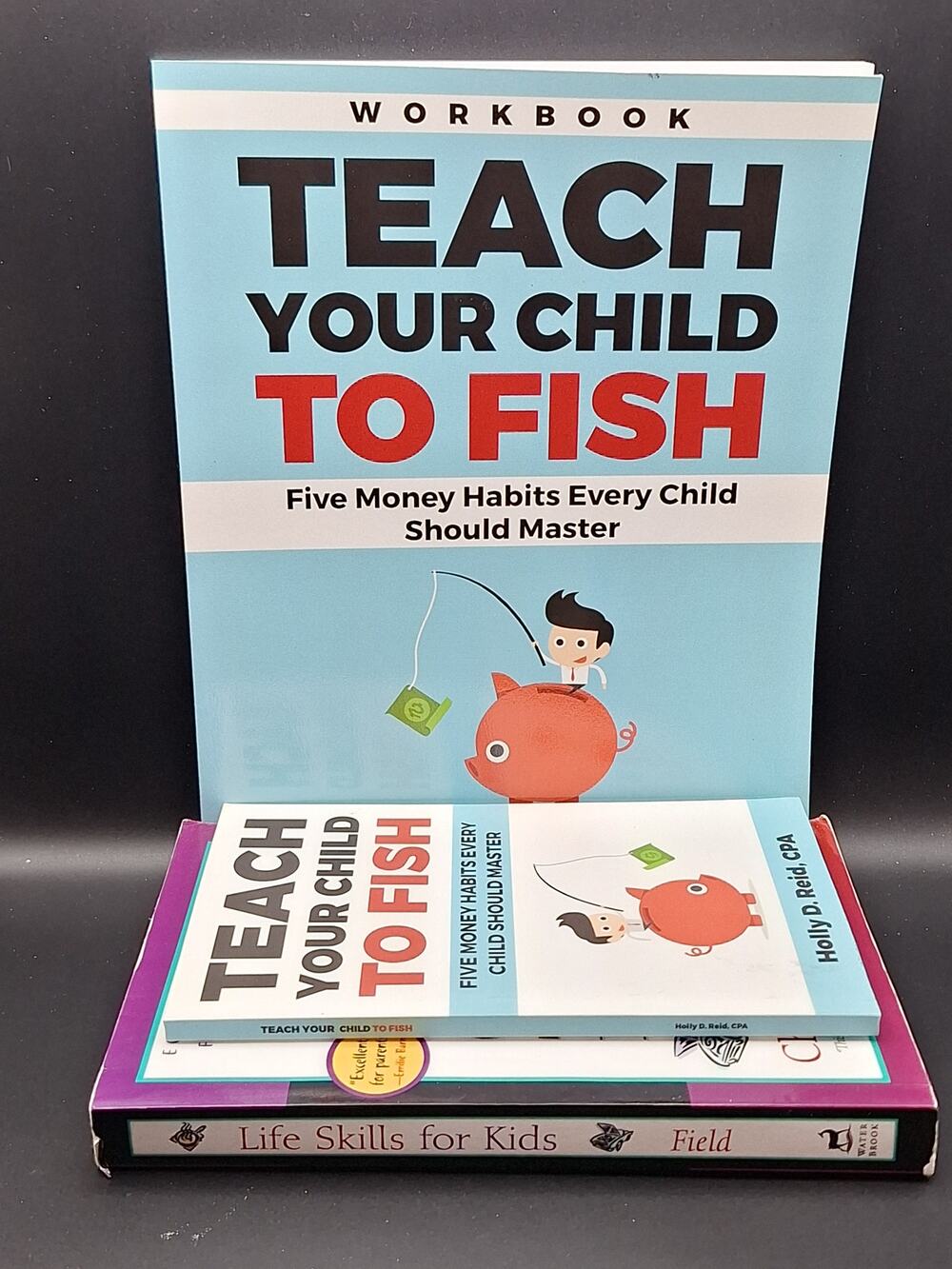 Kids Life Skills Financial Literacy Book Lot Teach Your Child to Fish 2 Books